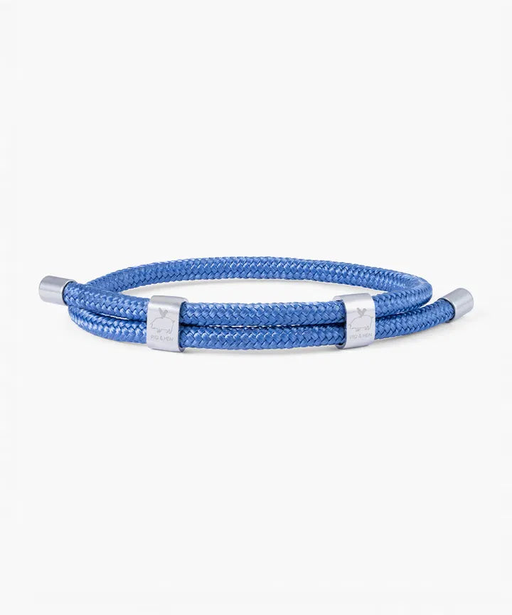 LITTLE LEWIS DBL - INDIGO PURPLE - SILVER