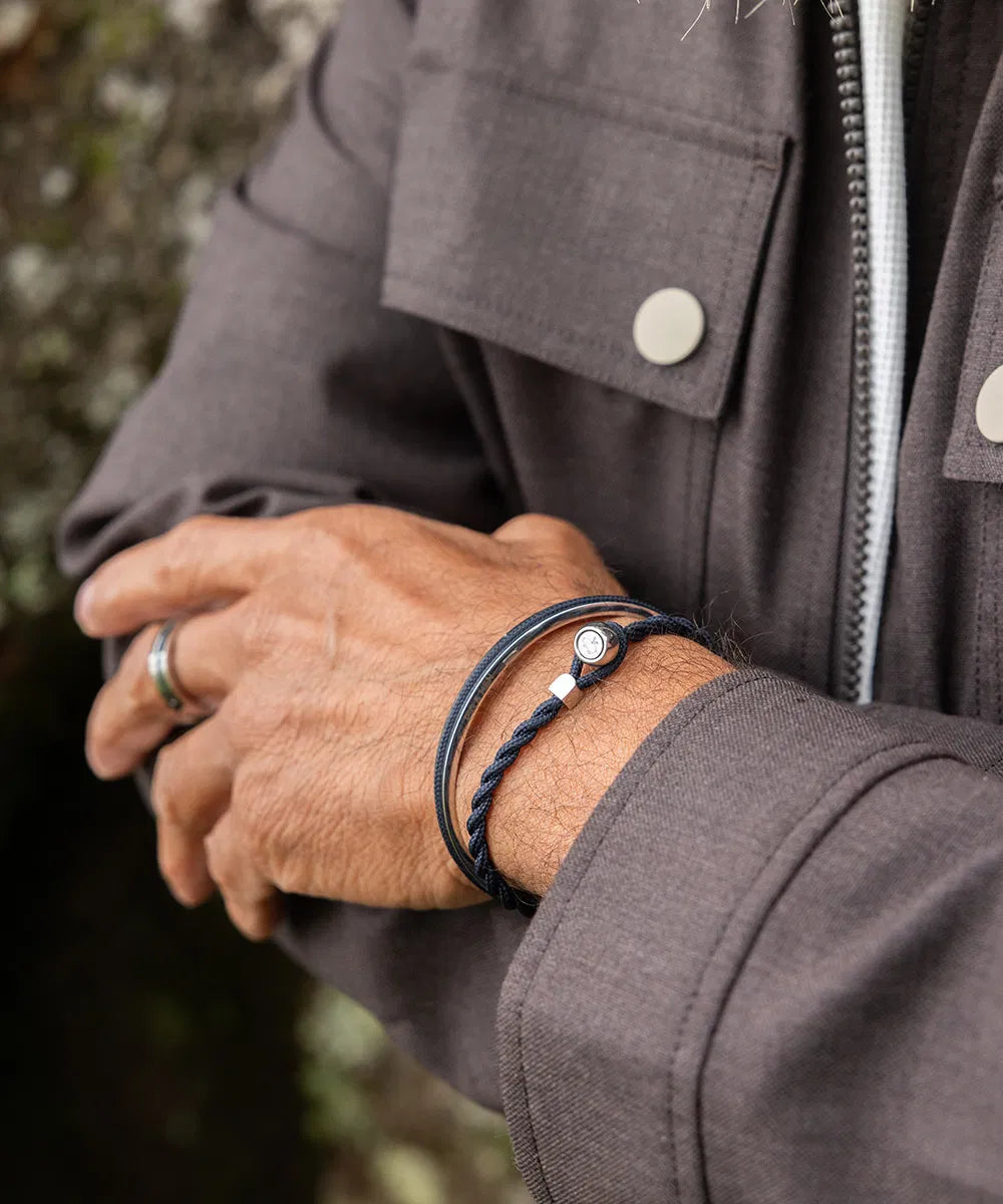 EASY ED - NAVY SILVER - M/L