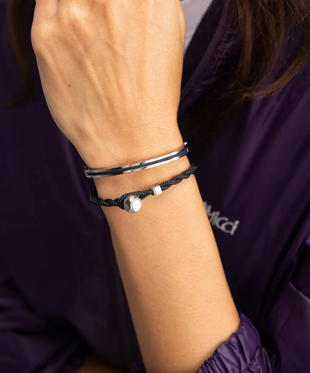 MAYA LOU - BLACK - SILVER S/M