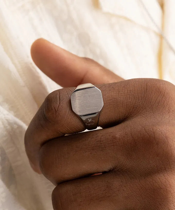 Signet Ring 16mm Classic - Silver