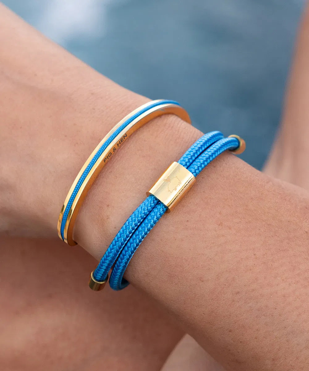 LEWIS - LIGHT BLUE - GOLD