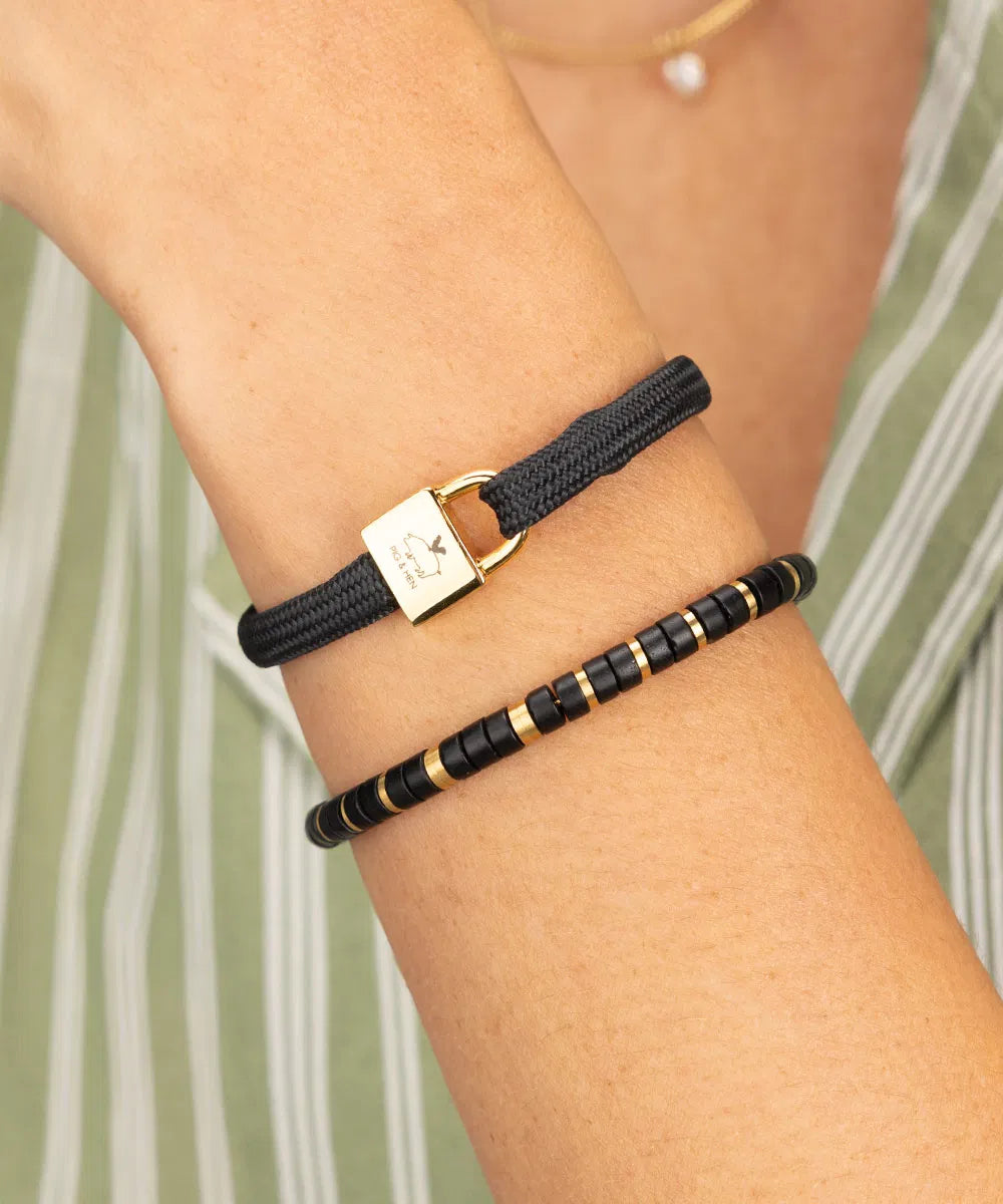 BILLY - BLACK - GOLD S/M