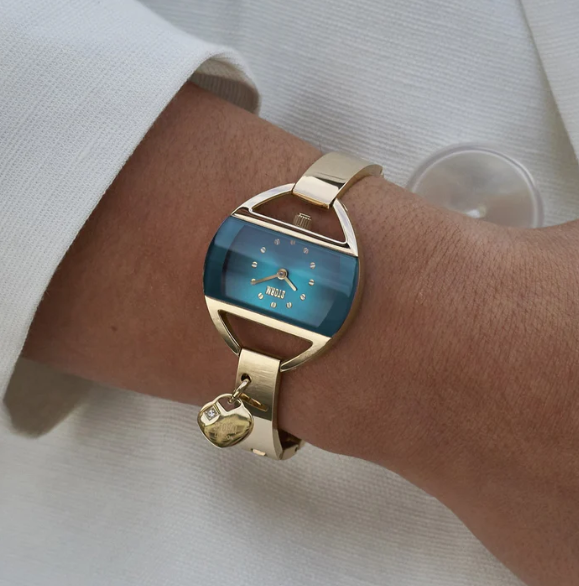 TEMPTRESS CHARM GOLD-TEAL