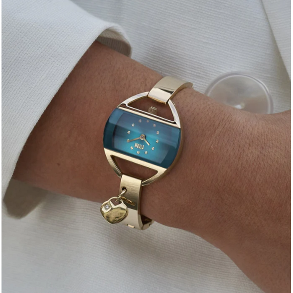 image TEMPTRESS CHARM GOLD-TEAL