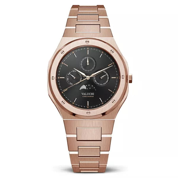 LUNAR CALENDAR AUTOMATIC ROSE GOLD BLACK