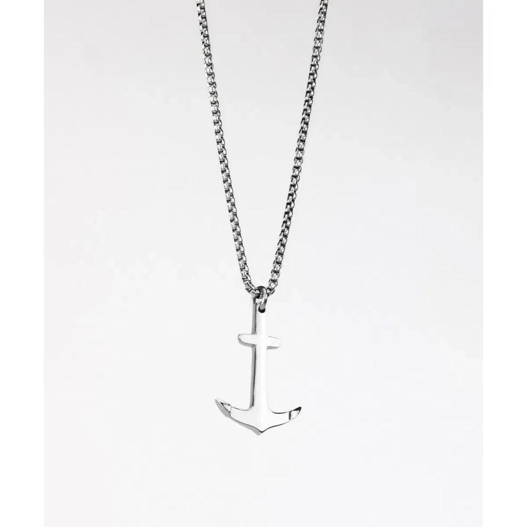 ANCHOR NECKLACE - SILVER