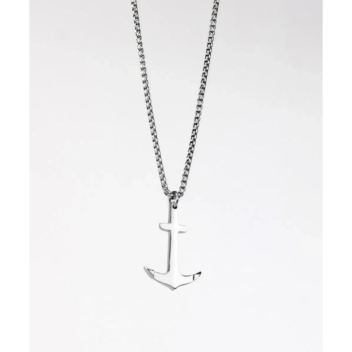 ANCHOR NECKLACE - SILVER