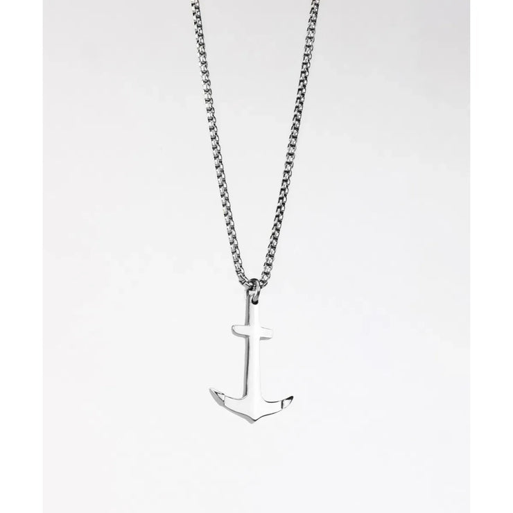 ANCHOR NECKLACE - SILVER