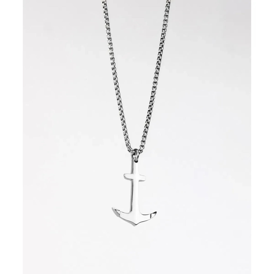 ANCHOR NECKLACE - SILVER