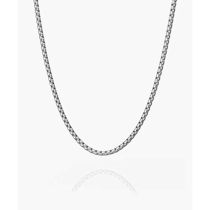 BOXCHAIN NECKLACE - SILVER