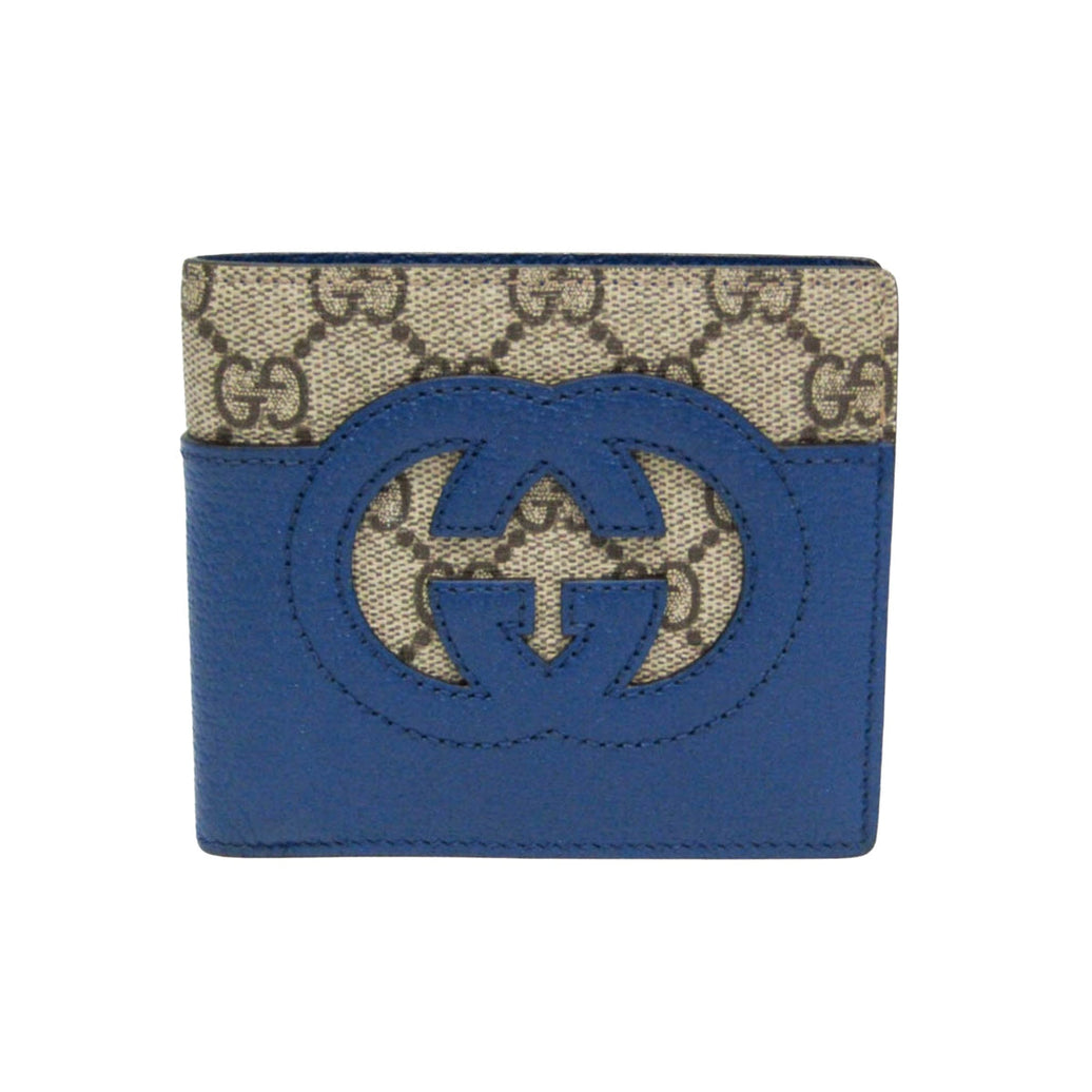 Gucci Monogrammed Bi-Fold Open Wallet