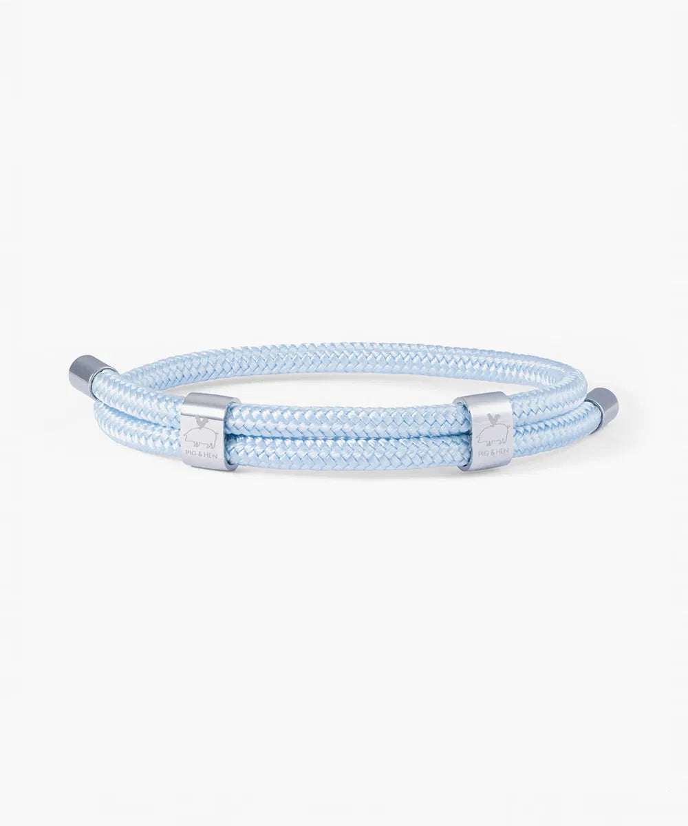 LITTLE LEWIS DBL ARCTIC BLUE - SILVER L