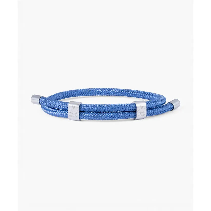 LITTLE LEWIS DBL - INDIGO PURPLE - SILVER