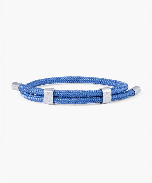 LITTLE LEWIS DBL - INDIGO PURPLE - SILVER