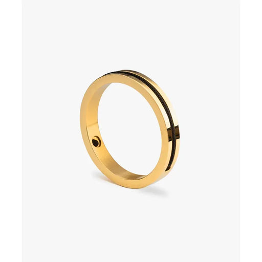 Navarch 4mm Ring -Black - Gold