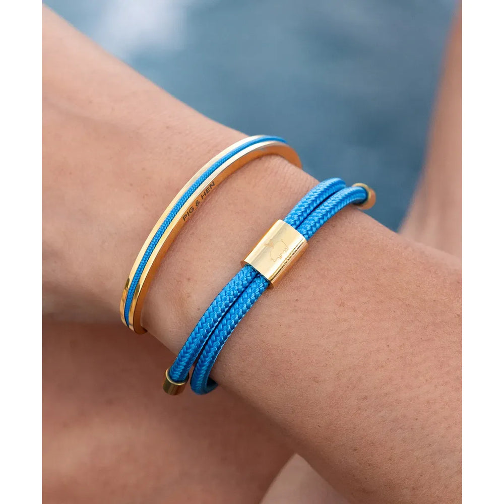 LEWIS - LIGHT BLUE - GOLD