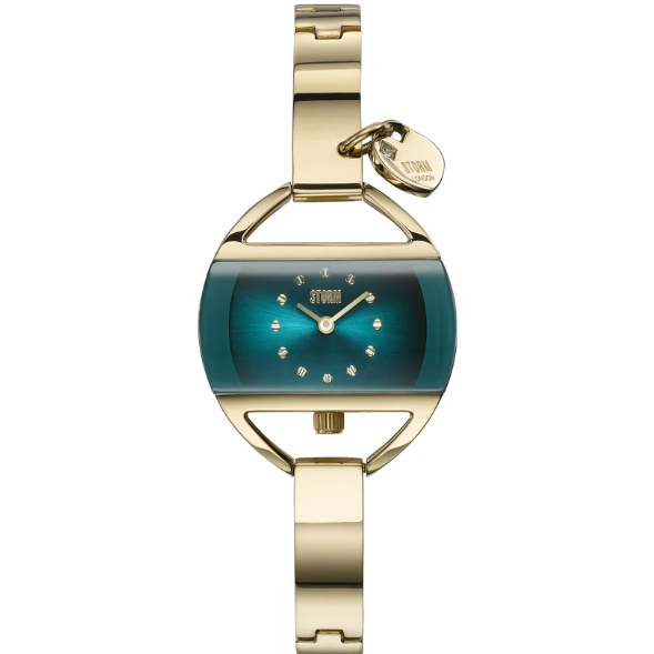 TEMPTRESS CHARM GOLD-TEAL