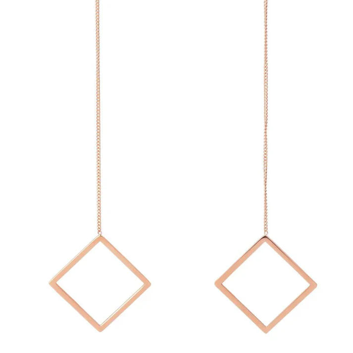 ZU EARRING ROSE GOLD