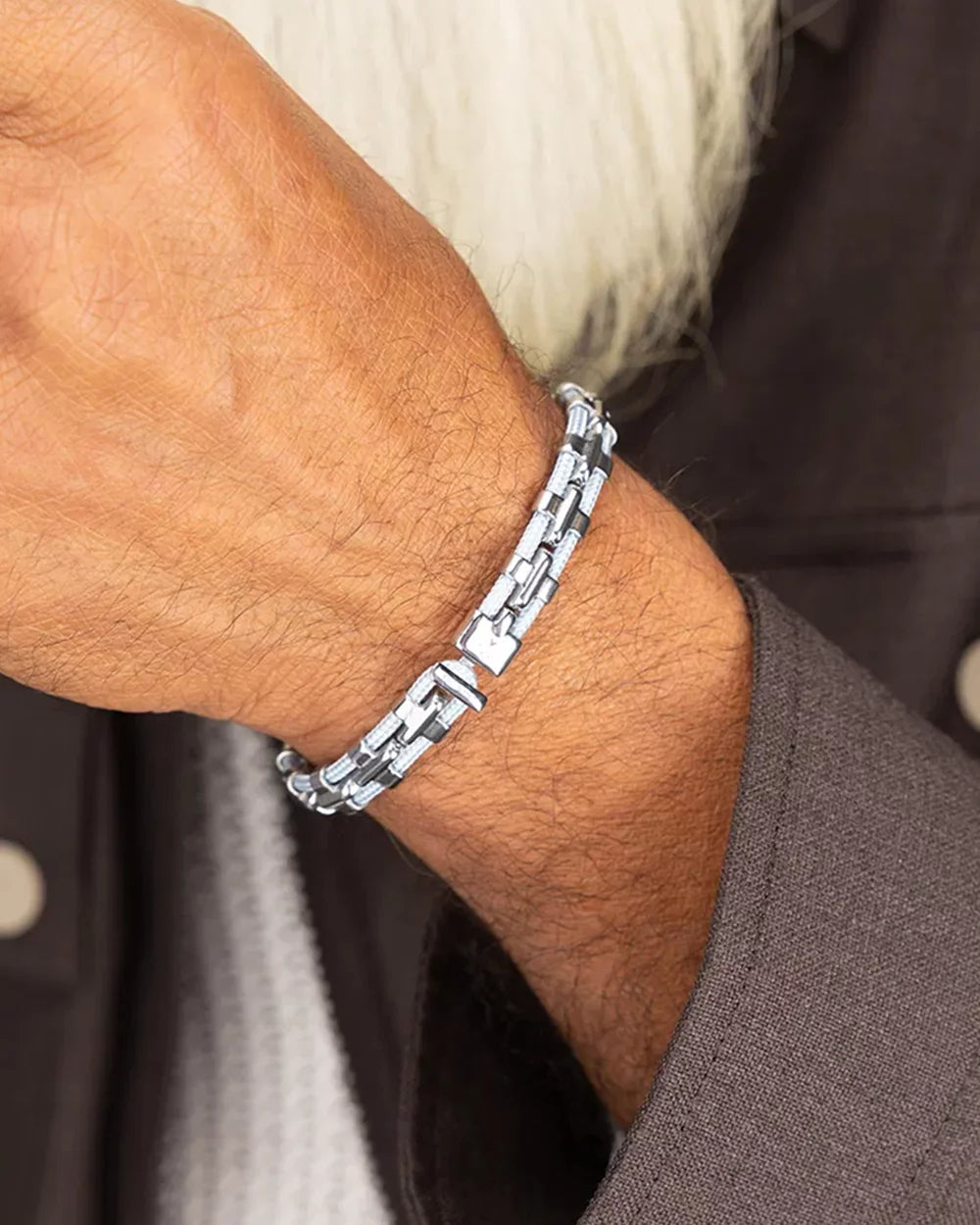 JAZZY JAMES - ARCTIC BLUE - SILVER - M/L
