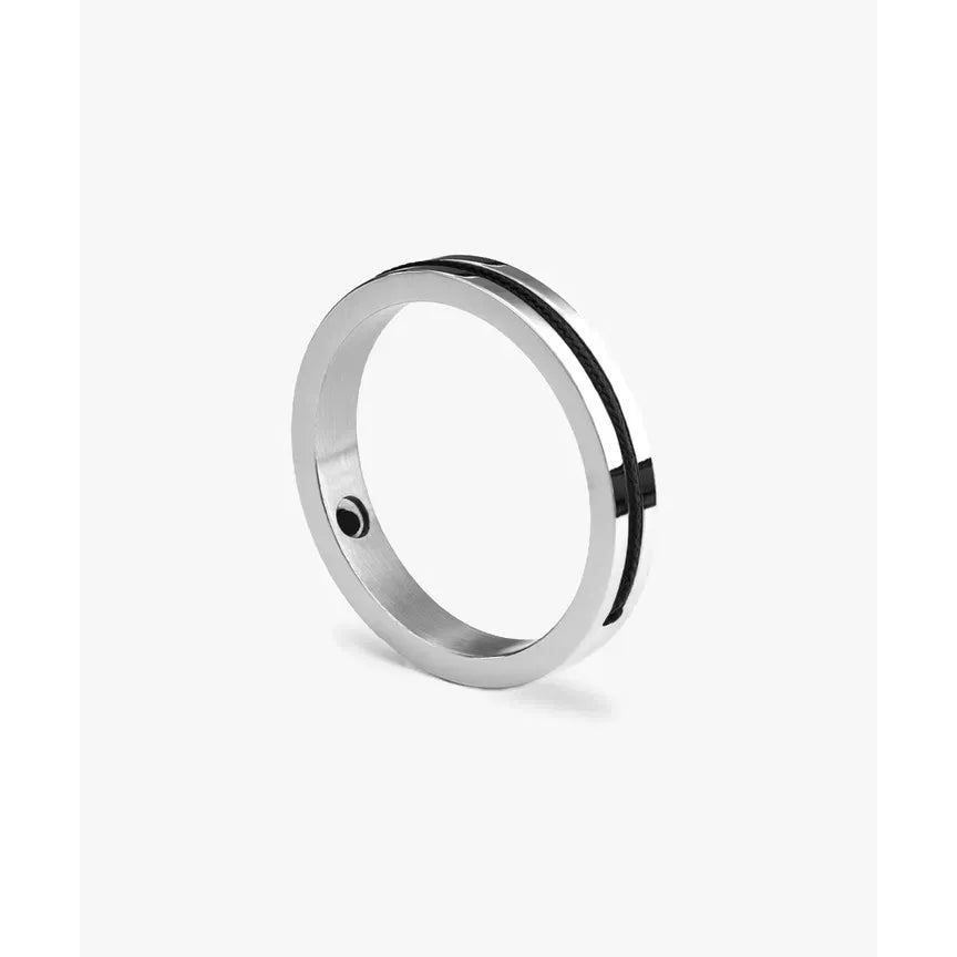 Navarch 4mm Ring -Navy - silver