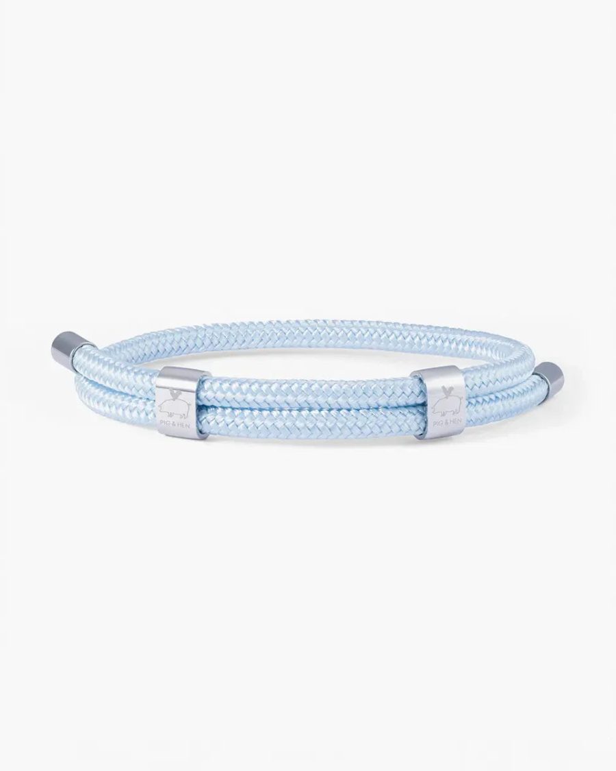 LITTLE LEWIS DBL ARCTIC BLUE - SILVER L