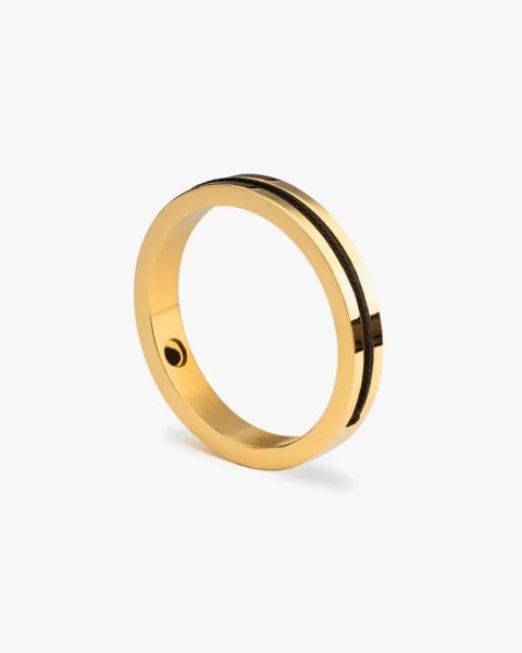 NAVARCH RING 4 - BLACK GOLD