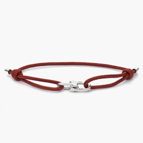 DAUNTING DEAN VELVET RED- SILVER