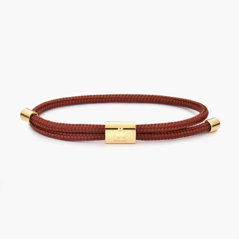 LEWIS VELVET RED - GOLD